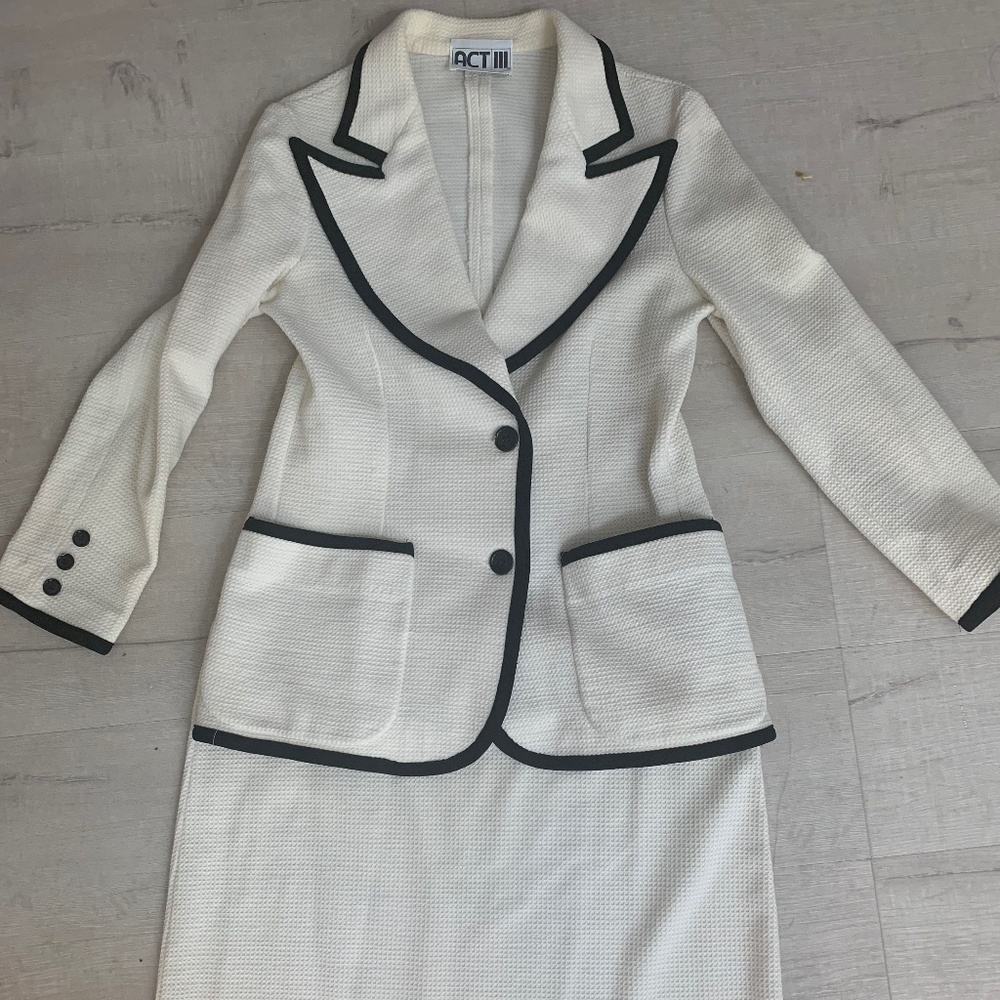 Black and White suit